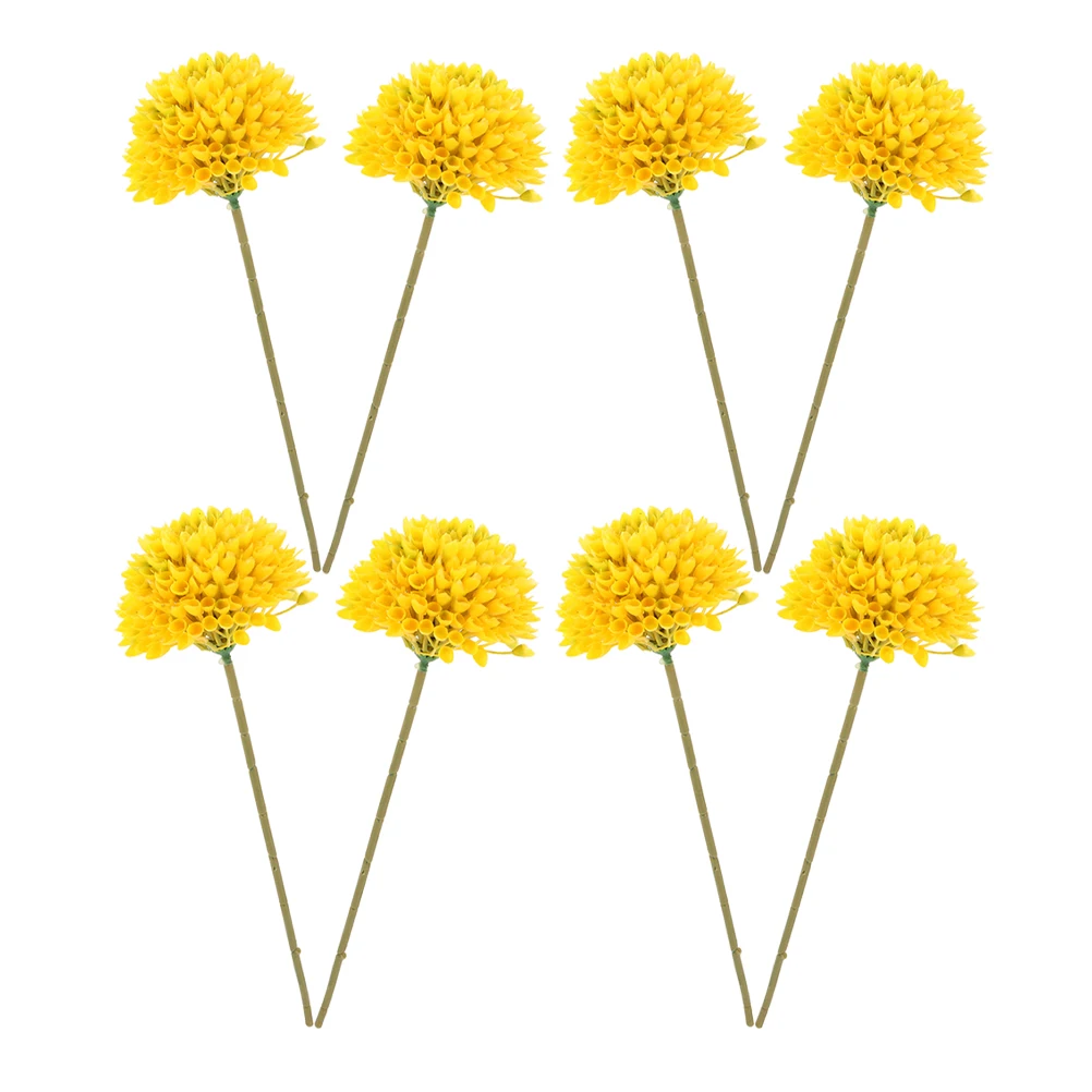 

8 Pcs Simulated Honeycomb Fruit Artificial Flowers Realistic Wedding Decor Faux Dandelion Craft Supplies Indoor Plants