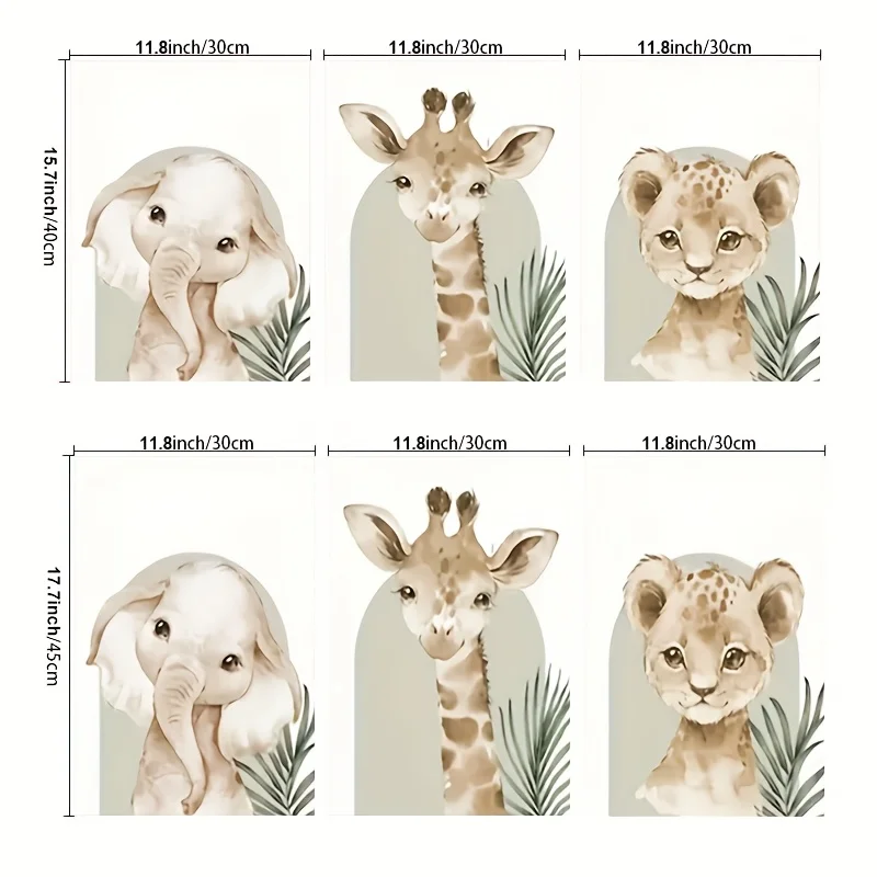 3 قطع، لوحة قماشية بدون إطار ثنائية الأبعاد، مجموعة ديكور غرفة المعيشة مكونة من ثلاث قطع، ديكور الغرفة 3 قطع من البوليستر بدون إطار، Mo #5