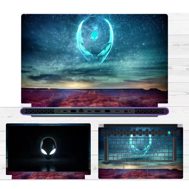 Dazzle Vinyl Laptop Special Sticker Skin For Alienware X17 R1 X15 R1 (2021) M15 r5 r6 (2021)