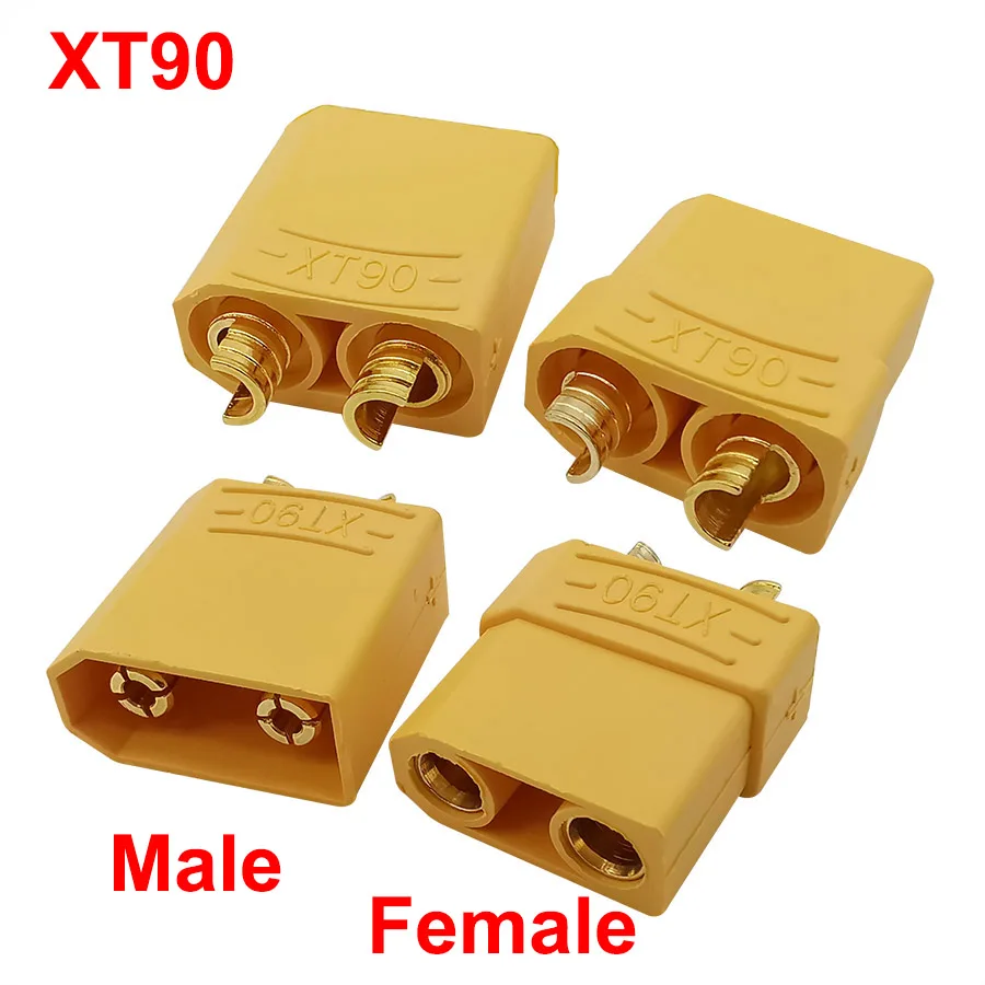 1/2/5Pairs XT90 XT-90 Male Female Bullet Connector Plugs For RC Lipo Battery RC Drone Airplane Car Boat Accessories