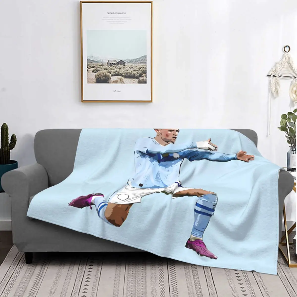 Phil Foden 2024 An Ultra-Soft Micro Fleece Blanket