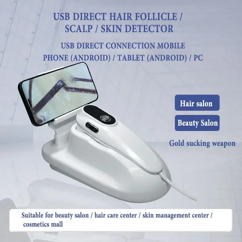 Meiboyi M12USB 2025 Latest House Use Portable High Definition Wireless Handheld Hair Scalp Skin Analyzer Scanner Machine