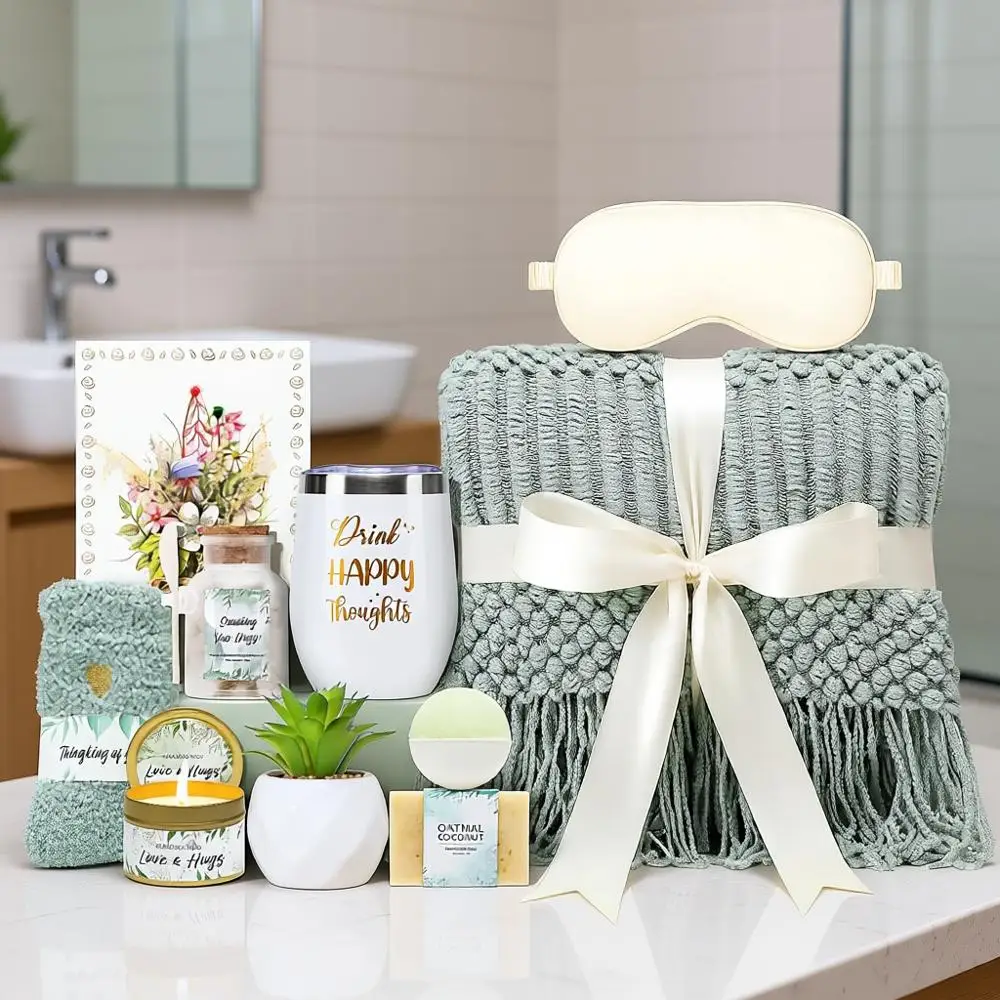 

Подарочные наборы для женщин: СПА-наборы, подарки на день рождения, подарки на выздоровление, наборы для ухода за собой, подарочные корзины с пожеланиями скорейшего выздоровления, подарки для поддержки.