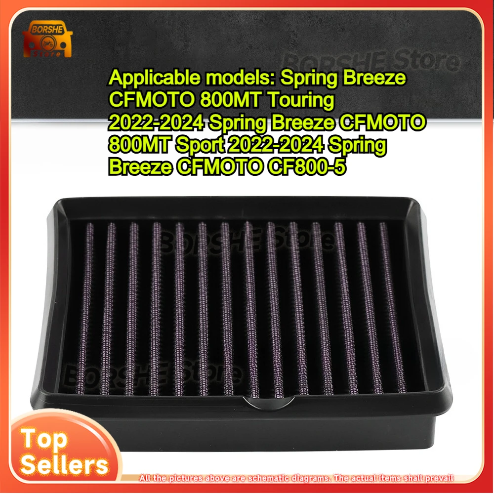 

Suitable for CFMOTO 800MT Touring Spor motorcycle modification high-flow air filter intake cleaner accessories