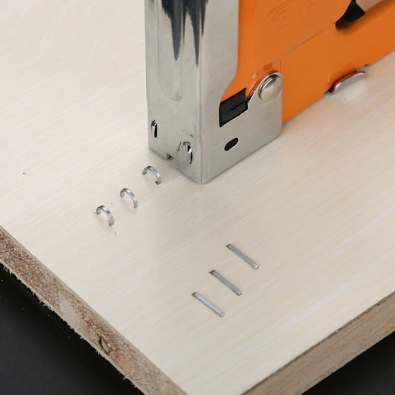 3 In 1 Nietmachine Nail Gun Nietpistool Tacker Bekleding Fix Meubels Tool Houten Frame Nietmachine Rvs Handje 600Pcs Nail