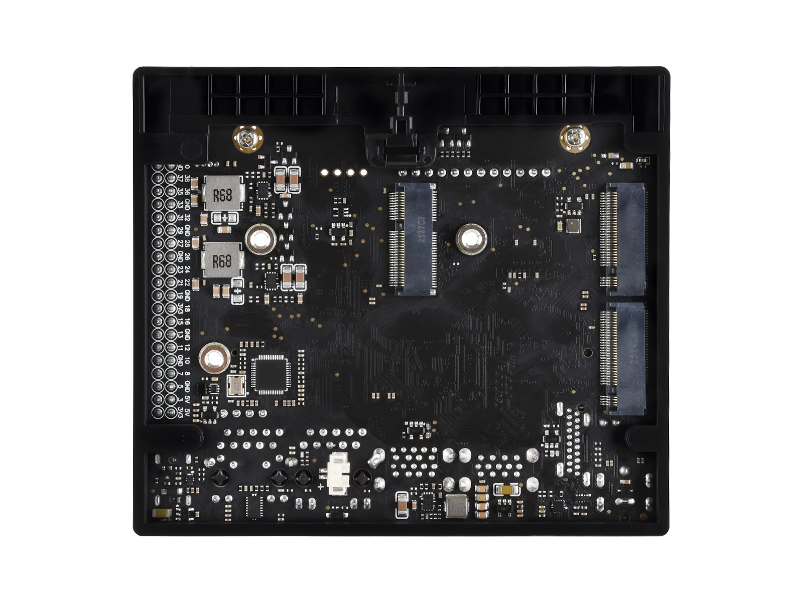 لوحة الناقل Jetson Orin Nano/NX IO Base B مع LAN مزدوج، Dual CSI، 7x USB، M.2 SSD ودعم WiFi لحوسبة AI Edge