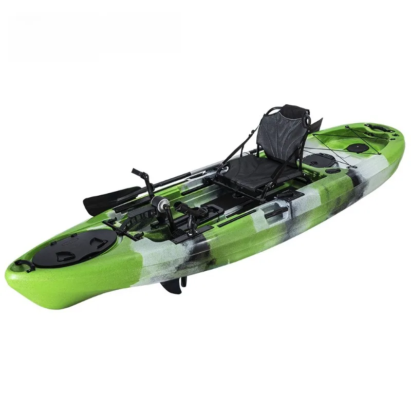 

Rotomolded kayak, plastic hard PE plastic pedal 3.16m single pedal 10ft pedal