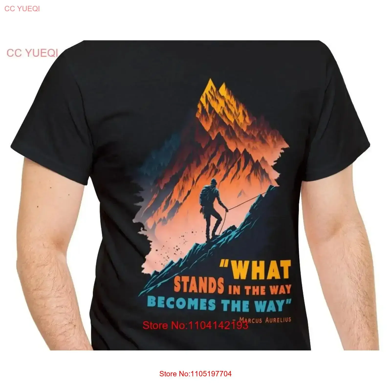 

Стоическая футболка с цитатой Маркуса Аврелии, что подставки в пути стают вдохновляющий стоицизм, философия, хлопок, винтажный стираный