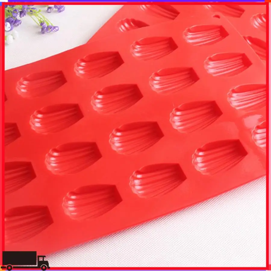 

Premium 2Pcs / Pack Silicone Madeleine Pan Cookie Mold 20 Cavity Cake Mold Chocolate Cookie Baking Tray