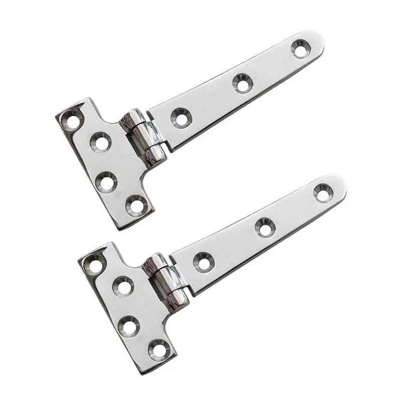 316 Stainless Steel T Hinge Corrosion Proof Heavy Duty Hinge for Boat Caravan Shed Cabinet Patio Garden Door Use