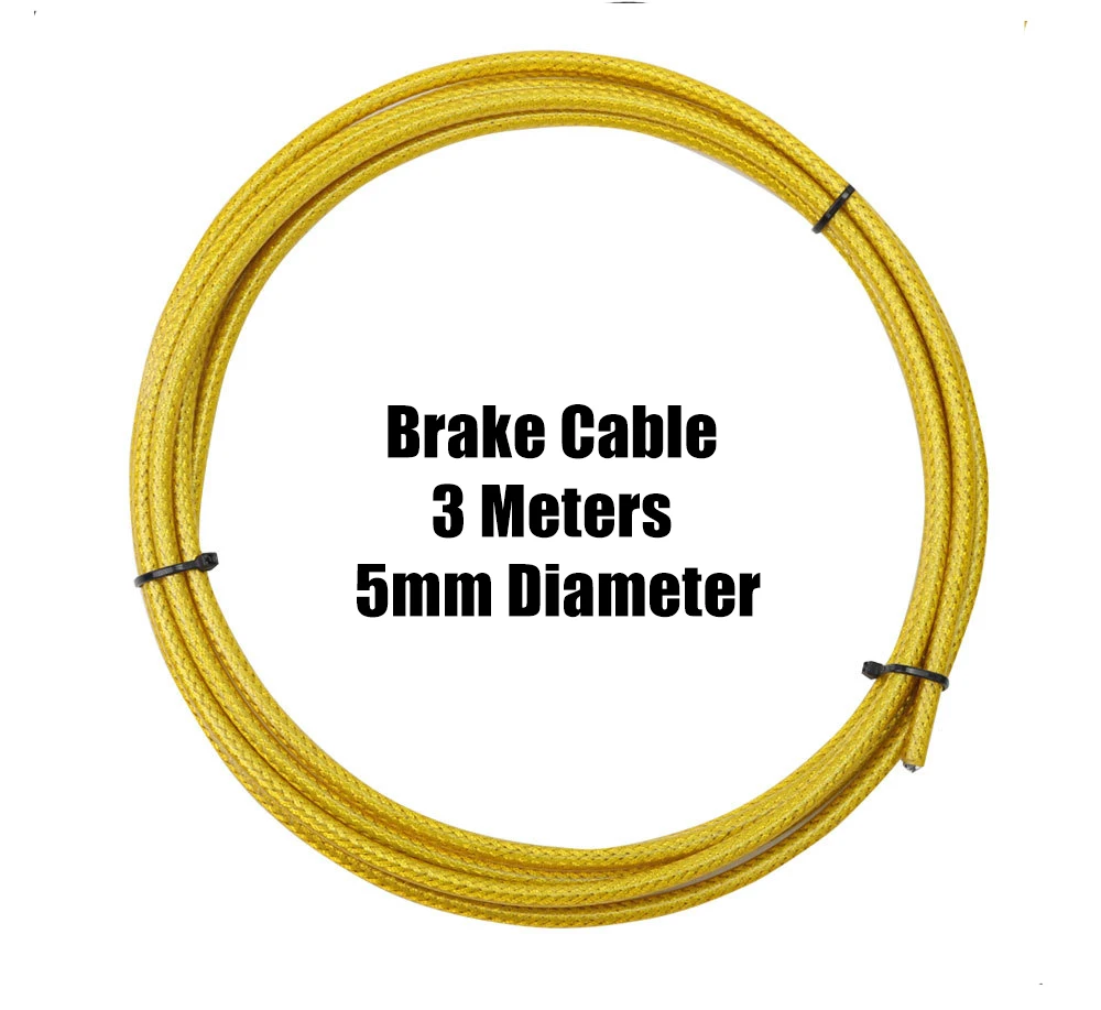 3 Meter geflochtenes Fahrradkabel Slick Lube Shift-Gehäuse Weave Bremsschlauch Schaltwerk Shifter Line Wire für Rennrad Mountainbike