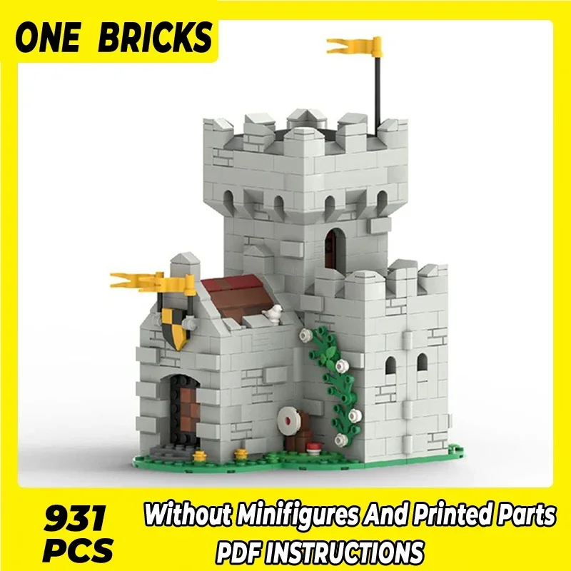 Moc Building Blocks Castle Model Series Tower Warehouse Technical Bricks DIY Assembly Construction Toys For Childr Holiday Gifts