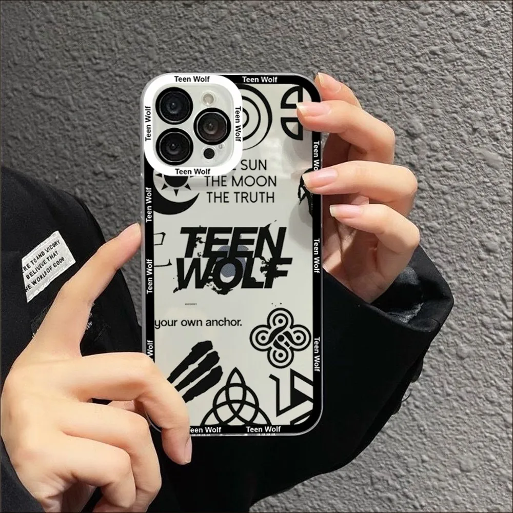 Teen Wolf TV Show Phone Case For iPhone 14 13 12 11 Pro Max Mini X Xs XR 6 7 8 Plus SE 2020 Transparent Case