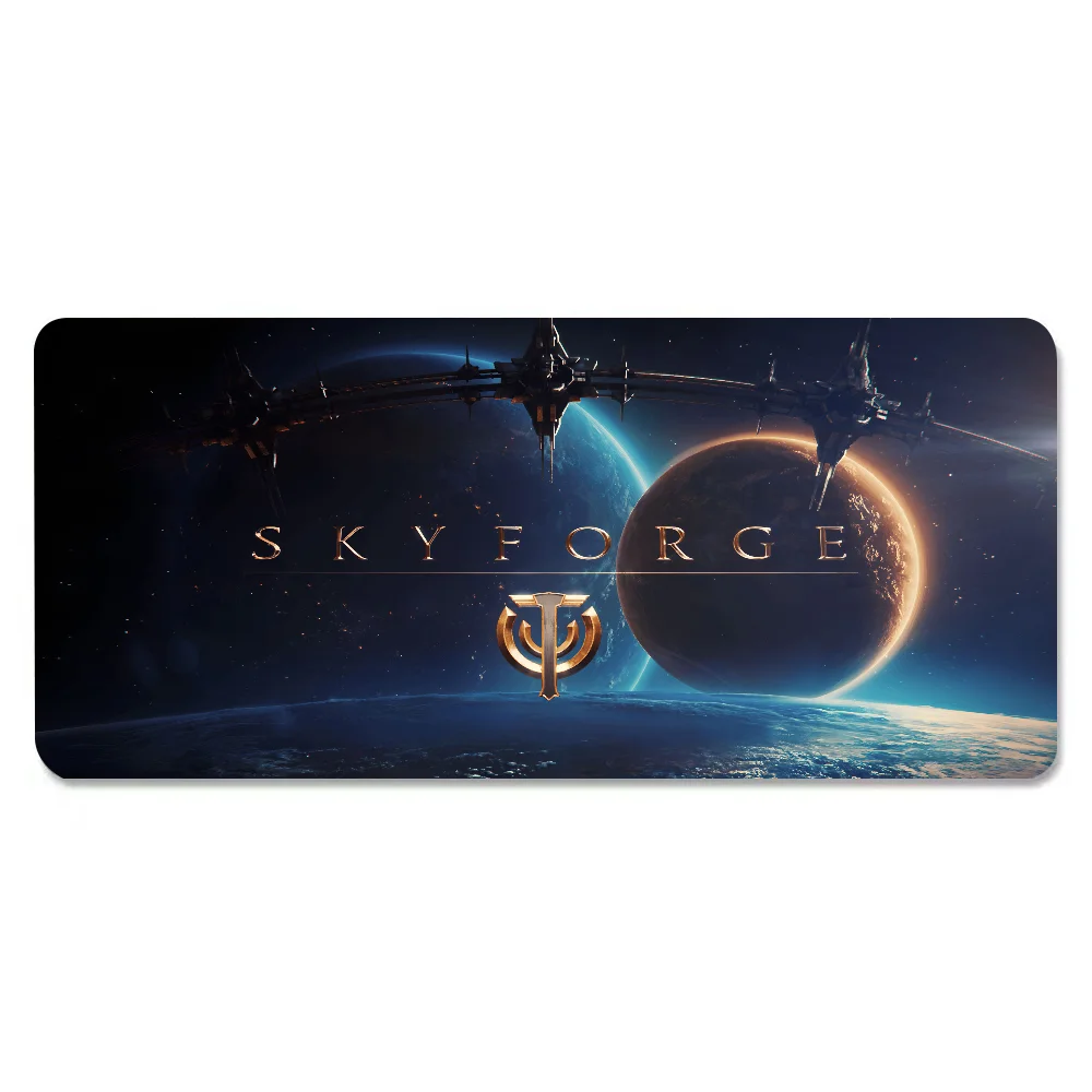 Gaming S-Skyforge Cool Mousepad Large Anti-Slip Mouse Pad Stitched Edges Mat Durable Desk Laptop Gaming​ Keyboard Pad XXL