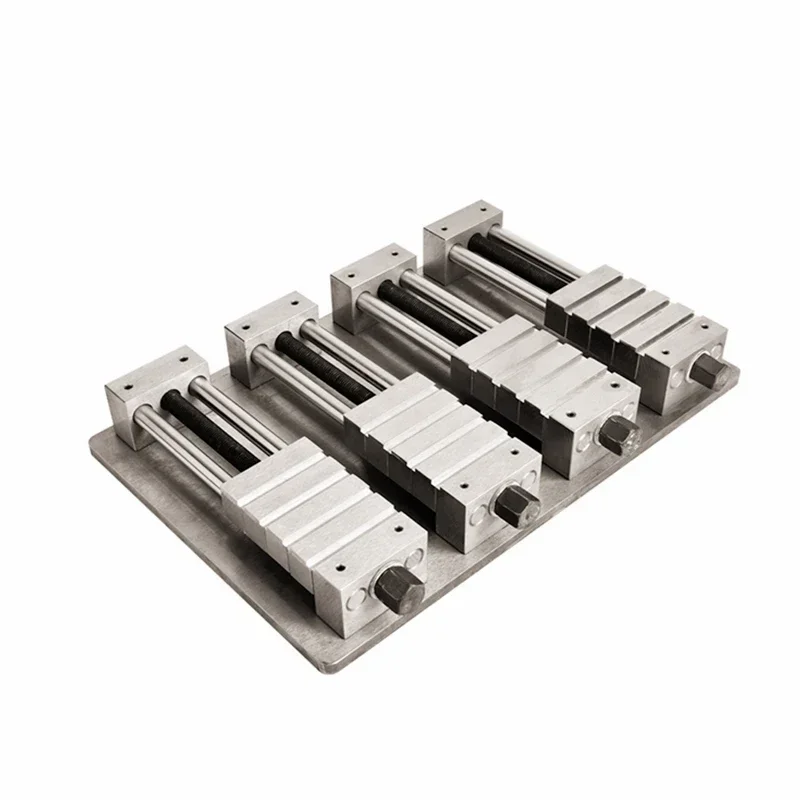 LY CNC Vise Multistation Jig Flat Tongs Screw Precision Parallel Jaw Plain Multiple-step QGG for Router Milling Machine Tools