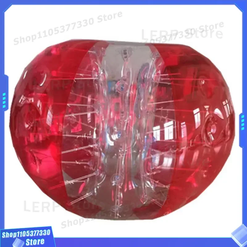 Custom Size Inflatable PVC Bubble Football for Outdoor Grass Fun Sports Game Adult Children Collision Ball Props Large