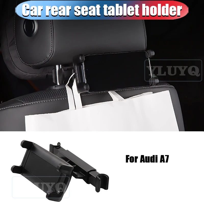 

For Audi A7 seat-back tablet phone holder, car-mounted tablet stand, seat-back hook, car interior
