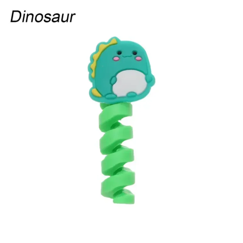 New Cable Protector Cute Cartoon Data Line Protective Cover Charging Cable Earphone Cable USB Winder Wire Cord Organizer Cover