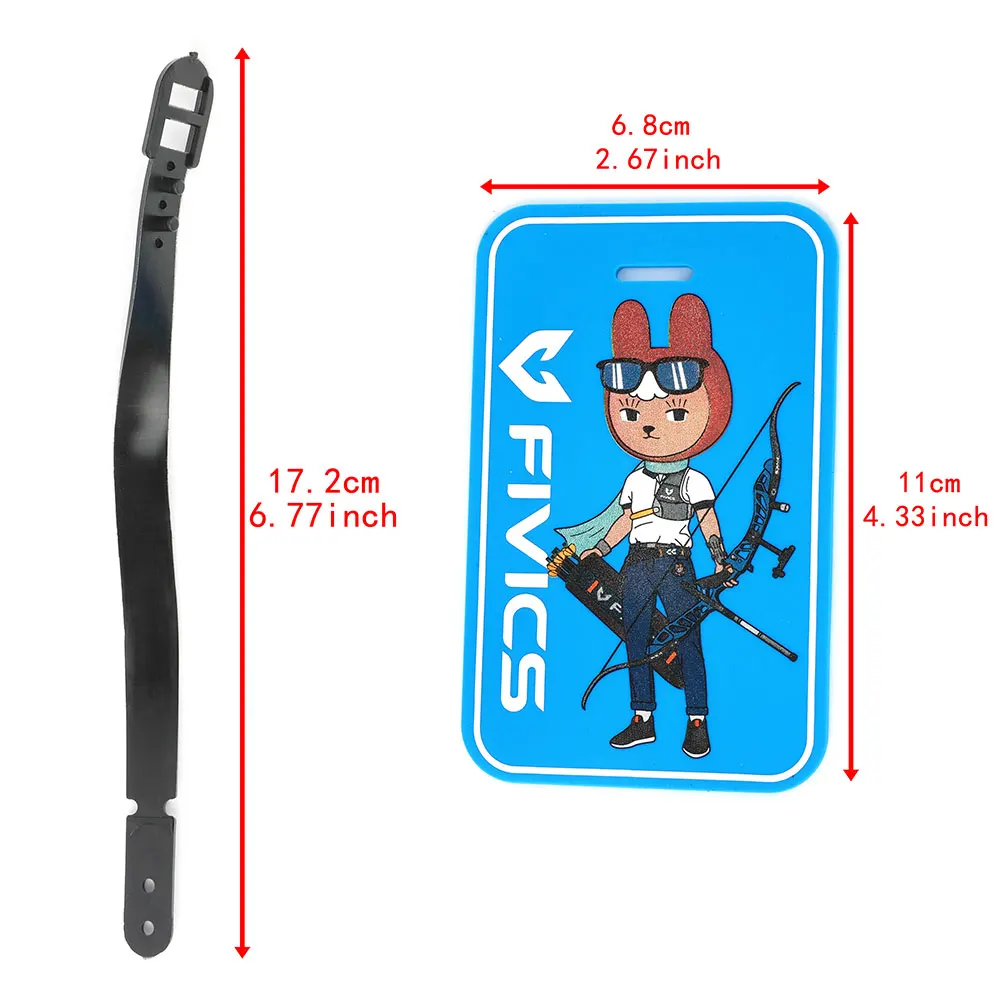 FIVICS Archery Backpack Accessory Silicone Compact Beautiful Archery Bow Arrow Peripheral Products Outdoor Backpack Accessories