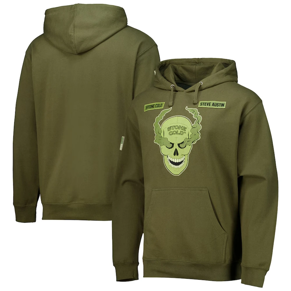 Stone Cold Steve Austin Smoking Skull Wrestling Hoodie Zipper Men Women Children Pullover Sweatshirt Jacket Tops Outdoor 2025