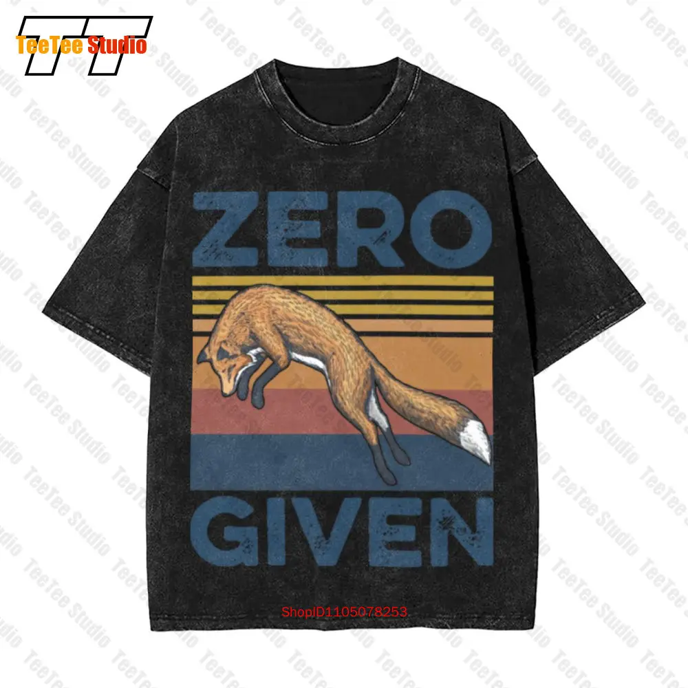 

Fox Zero Given Graphic Vintage Oversized T-Shirt 1S5R
