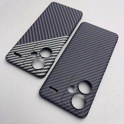 Cover For Xiaomi Redmi Note 13 Pro Plus Case PC Carbon Fiber Texture Pattern Matte Hard Phone Case Slim Thin Shell Bumper