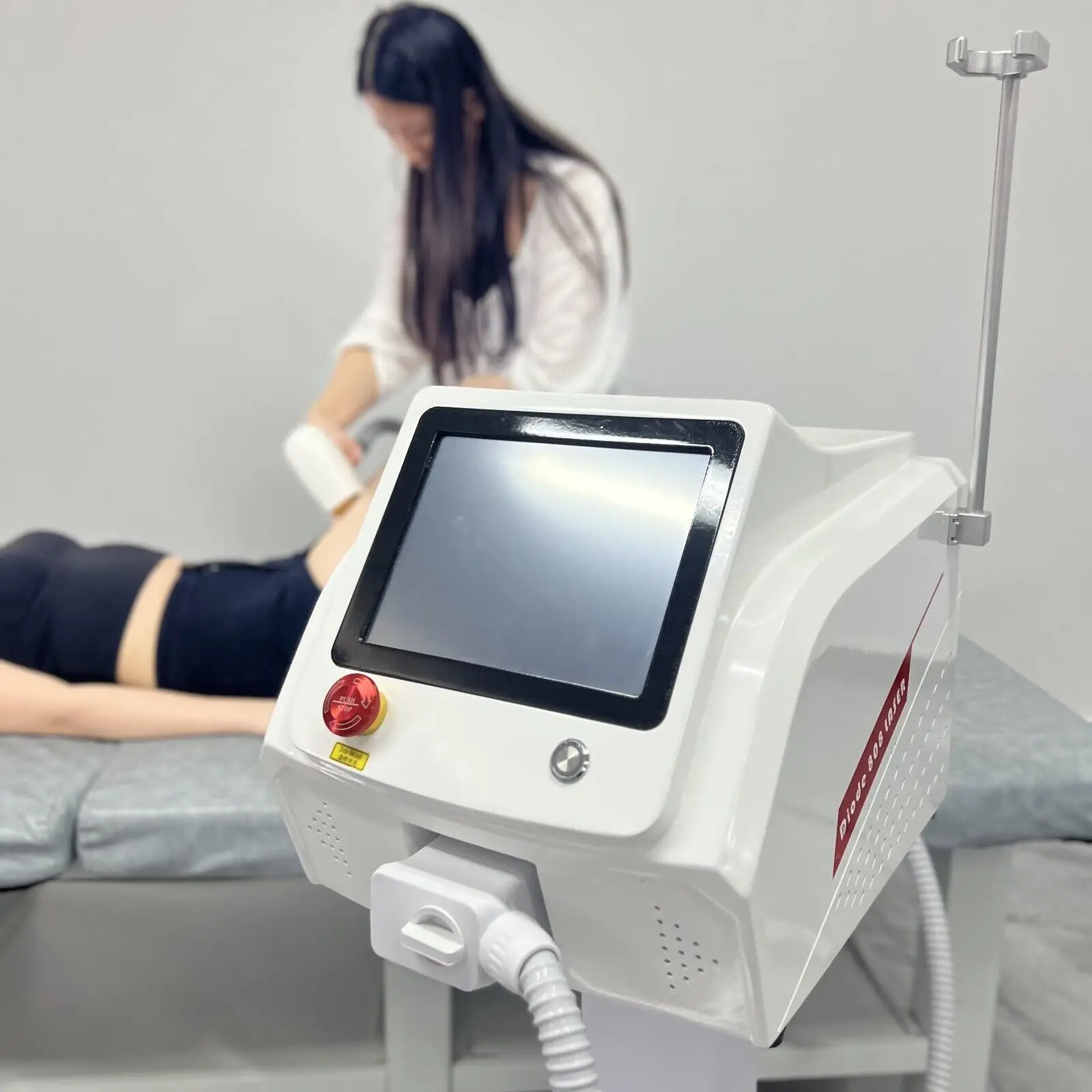 

Diode Ice Titanium 3 waves Professional Laser Body Hair Removal Machine 2024 Portable 808 Alexandrite Device IPL Permanent CE