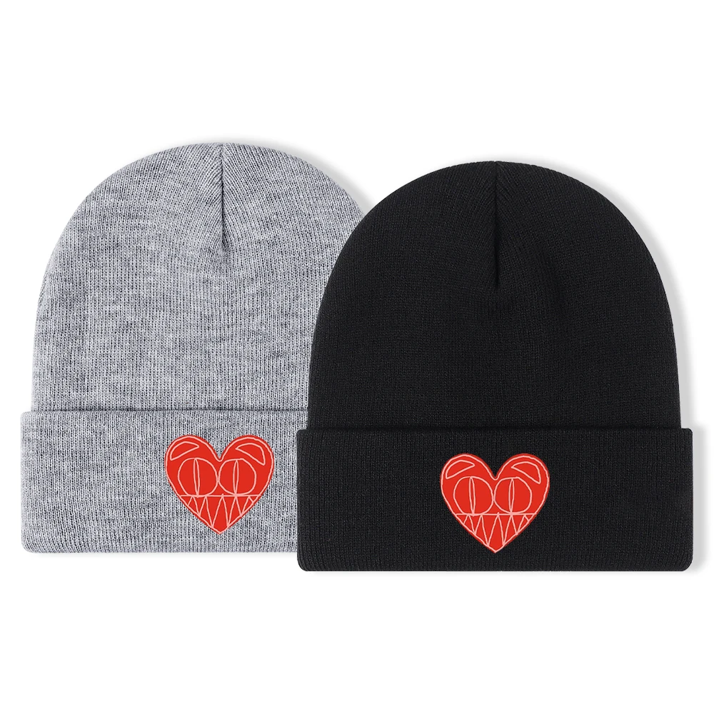 1pc'Radiohead' Embroidered Beanie Soft Stretchy Lightweight Winter Hat for Men & Women, Outdoor Hip Hop Fashion