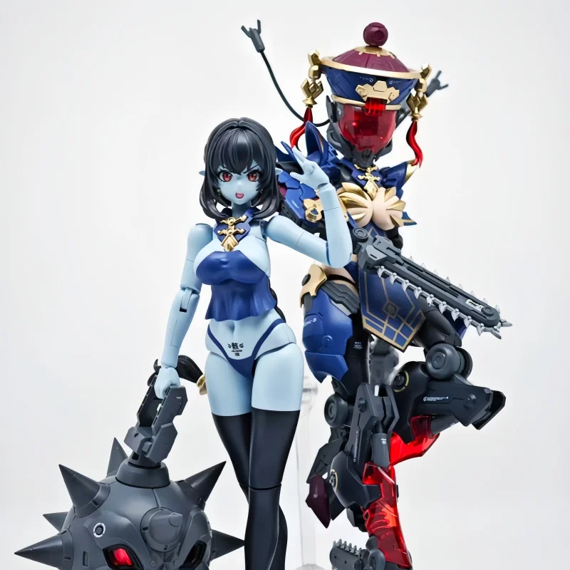 オリジナル フューリー マシンガール シリーズ ホットブラッド エコー メッドタ Js-009 ゾンビ ジュリアン モバイル 組み立て式おもちゃ コレクションモデル