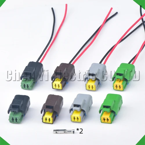 Conector automático de 2 pines, luces de dirección para faros, enchufe para altavoz, conector de retención de lámpara 211PC022S8049 211PC022S1049 211PC022S5149
