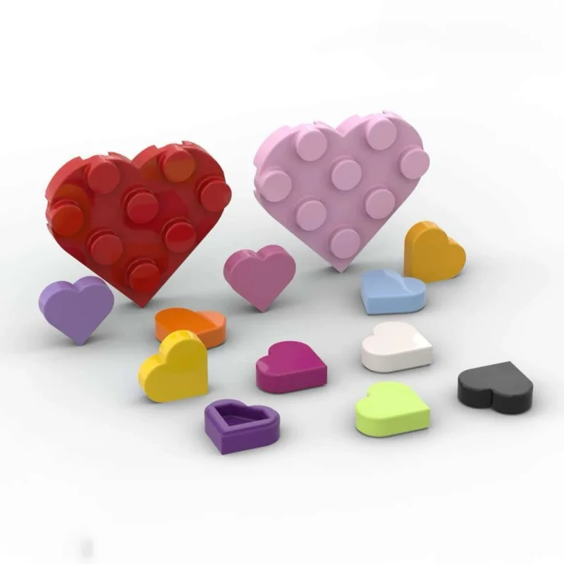 PLATE 3x3 Heart Shaped Board Compatible with 39613 Building Block Toys Accessories view 4