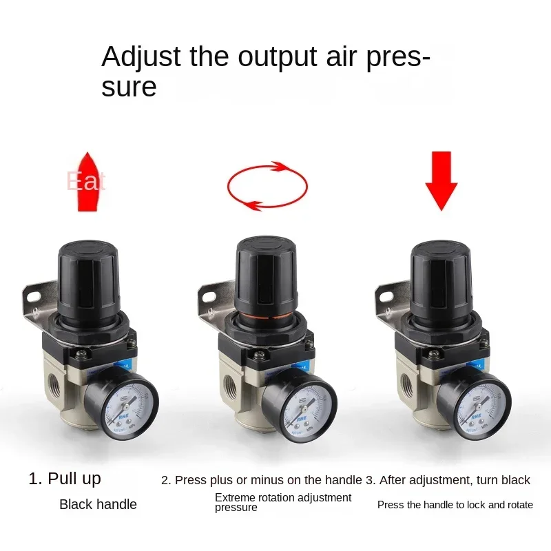 المبيعات الساخنة صمام تخفيض الضغط AR2000-02 صمام تنظيم الضغط الهوائي Ar3000-03 منظم ضغط الهواء AR4000-04