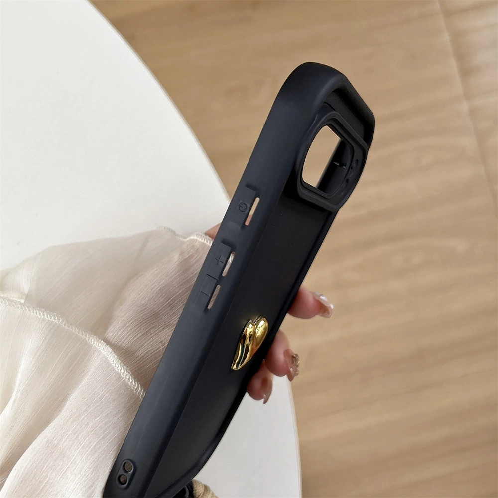 الفاخرة ثلاثية الأبعاد الحب القلب الحبل جراب هاتف لجوجل بكسل 7 8 9 برو XL 8A سلسلة المعصم حزام اليد للصدمات لينة بولي TPU غطاء وقائي