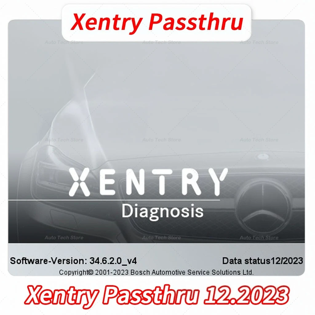 Xentry Passthru 12.2023 Diagnostic & Programming Tool, J2534 Interface, Vehicle ECU Coding and Maintenance Tool