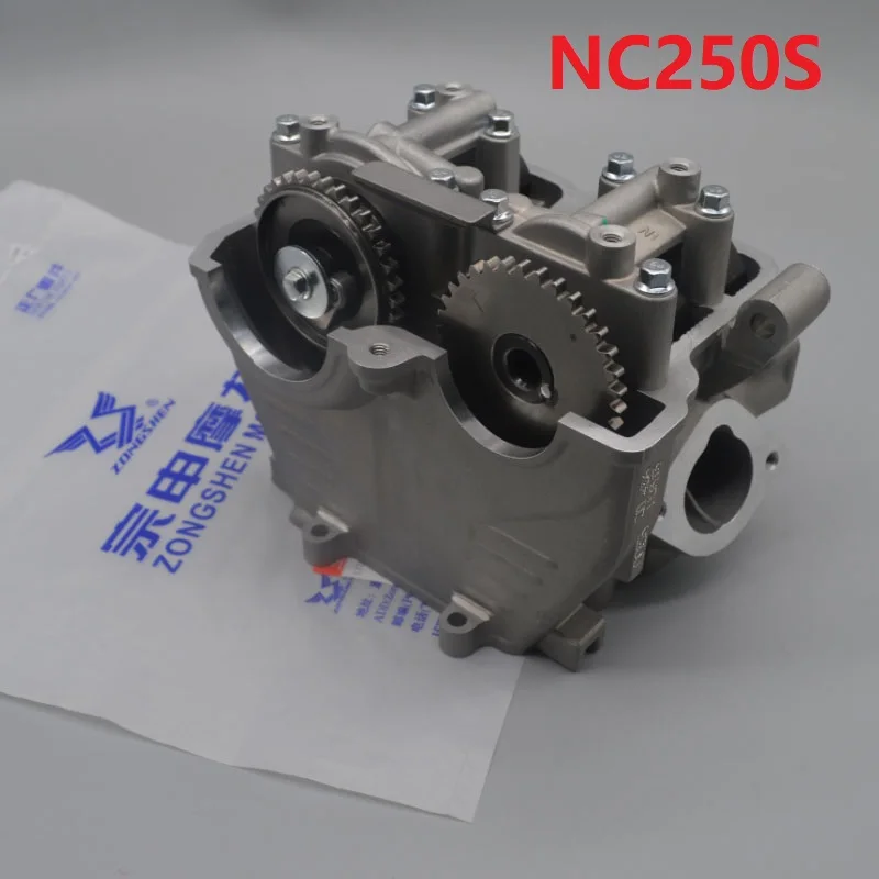 For cyclone zenson zongshen 250cc motorcycle dual engine 77mm cylinder head comp accessories for kayo K6 K6R NC250S