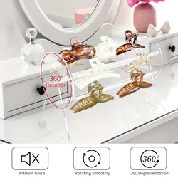 Simple Acrylic Hair Hoop Display Stand Headband Storage Holder For Women