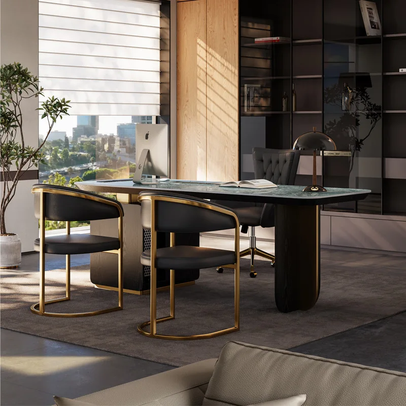 ضوء مكتب راقي فاخر وحديث 2025 كمبيوتر مكتبي جديد مصمم منزلي #4