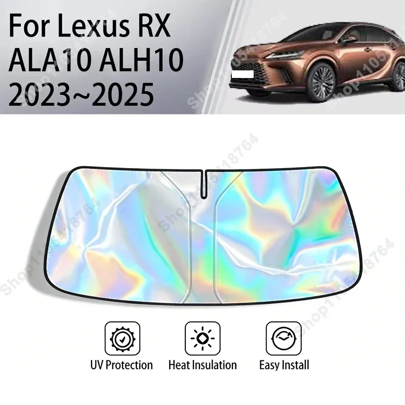 

For Lexus RX ALA10 ALH10 2023-2025 Sunshade Cover Car Windshield SunShades Sun UV Protector Cover Car Front Windscreen Cover