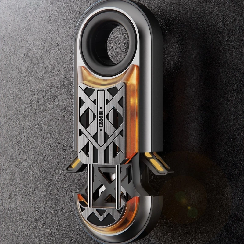 (Preordine) RUSSEI EDC Rusei Light Wing Fidget Spinner Diapason Composito Finger Push Card Giocattolo di decompressione