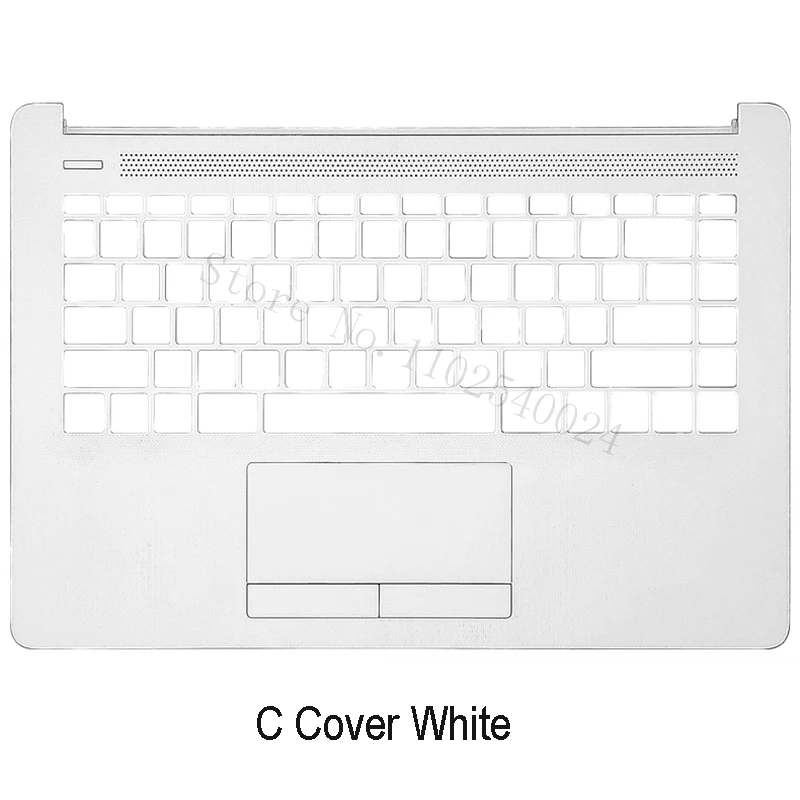 Imagem -04 - Lcd Capa Traseira para hp 14-cm 14-ck 14-dg 240 245 246 g7 Série Frente Moldura Palmrest Superior Inferior Case Dobradiças Branco 95 Novo