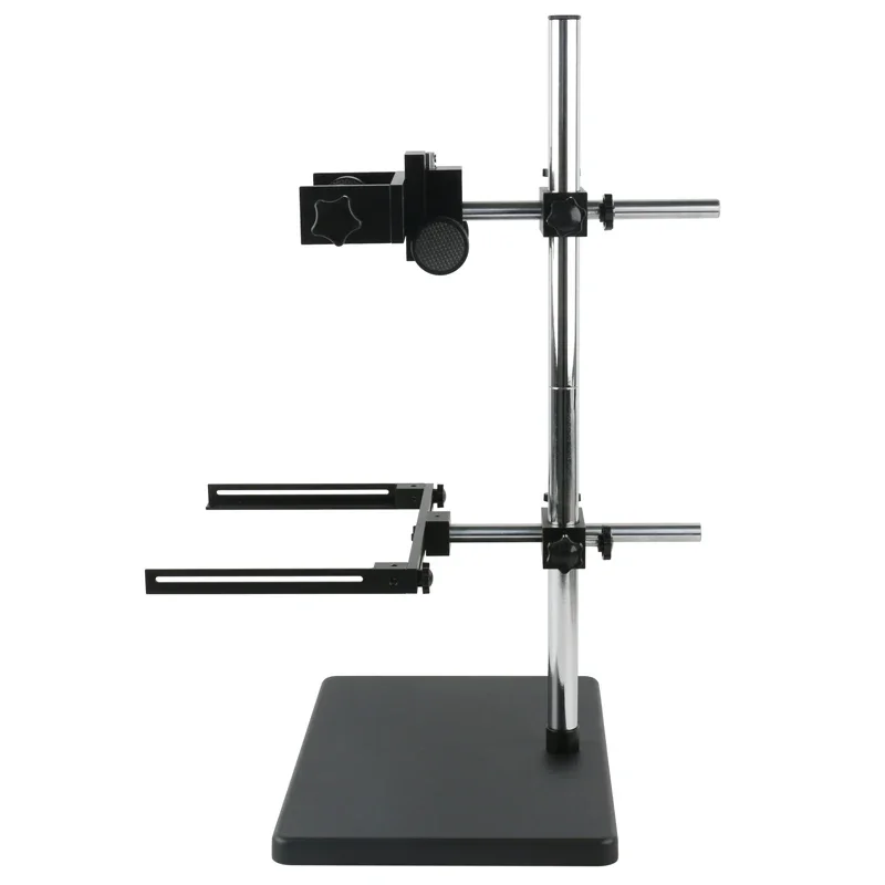 CCD COMS Digital Video Camera Machine Vision Adjustment Test Microscope Stand Aluminum alloy base Camera clamp 48LED Ring Light