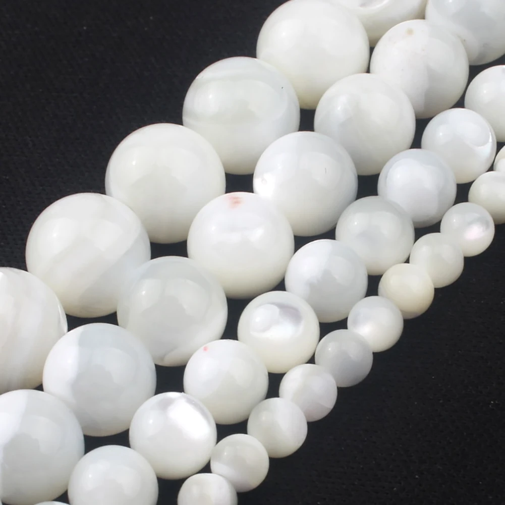 Natural Stone Black White Texture Onyx Round Beads 4/6/8/10/12mm For Jewelry Making  Diy Bracelet Necklace 15inches(F00599)