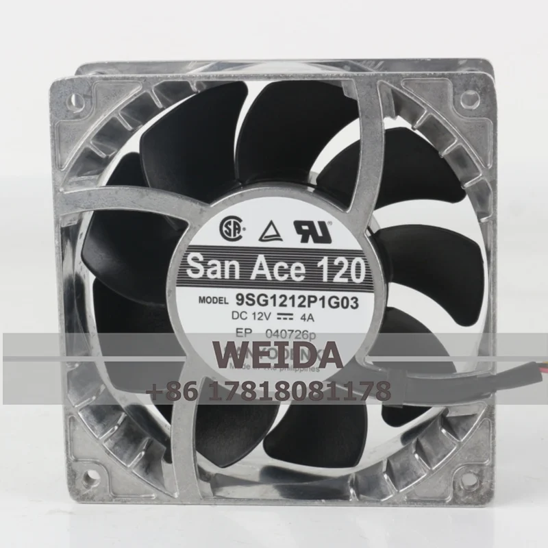 

Вентилятор осевой Sanyo 9SG1212P1G03 12038 12В 4А 12см из алюминиевого сплава, высокотемпературный, с шарикоподшипником, для инверторных шкафов
