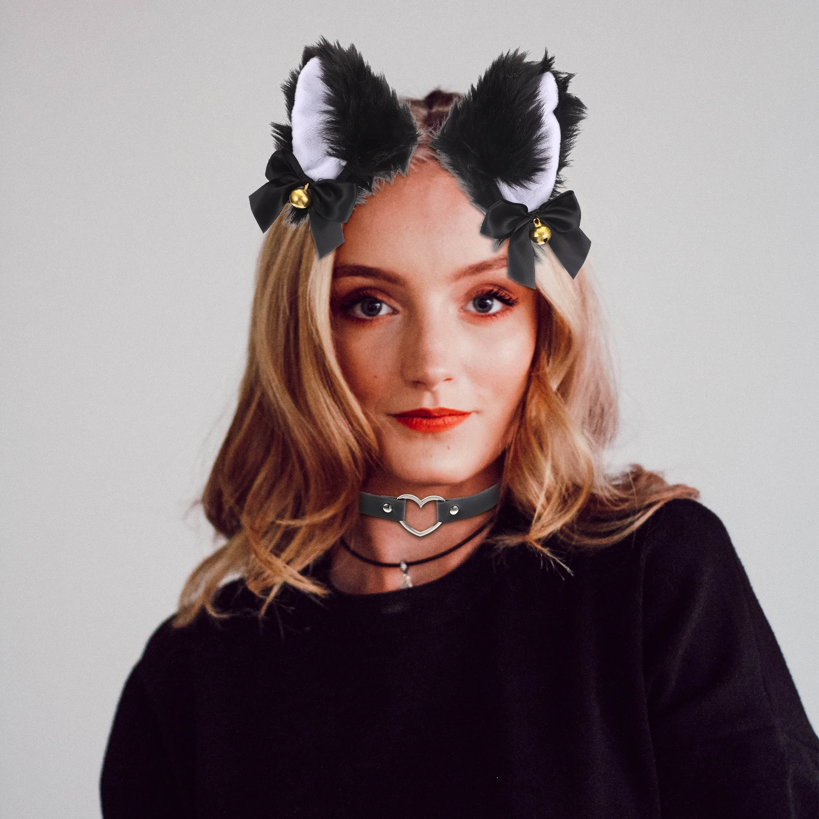 

Cat Ear Headb Festival Collar Party Hairb s Lovely Headdress Cosplay Supply Lovely Headdress Decorative Tail
