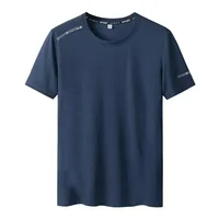 Plus Size 5XL 6XL 7XL Men's T-Shirts Quick Dry Short Sleeve Tees Gym Jerseys Fitness Trainer Running Top Sportswear Male Clothes 5