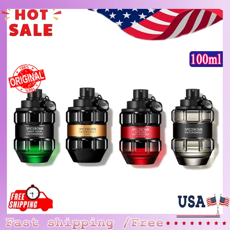 90ml Bold Men's Passion Bomm-Perfume 90ml Spray de fragancia lanuda picante con variantes verdes y negros para regalos masculinos de larga duración