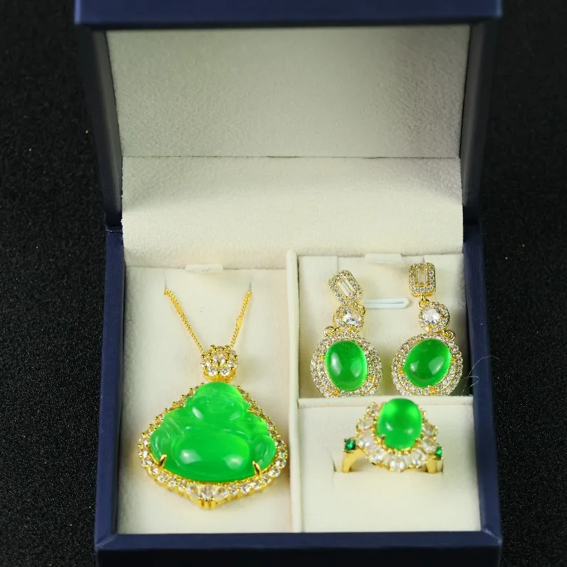 

Новый зеленый комплект из трех предметов, модный и универсальный комплект.