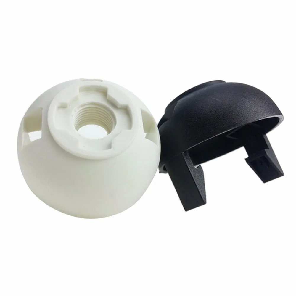 1PCS E27 Light Bulb Base Plastic Full Screw Lamp Holder Pendant Socket Lampshade Ring for White Black 250V 4A