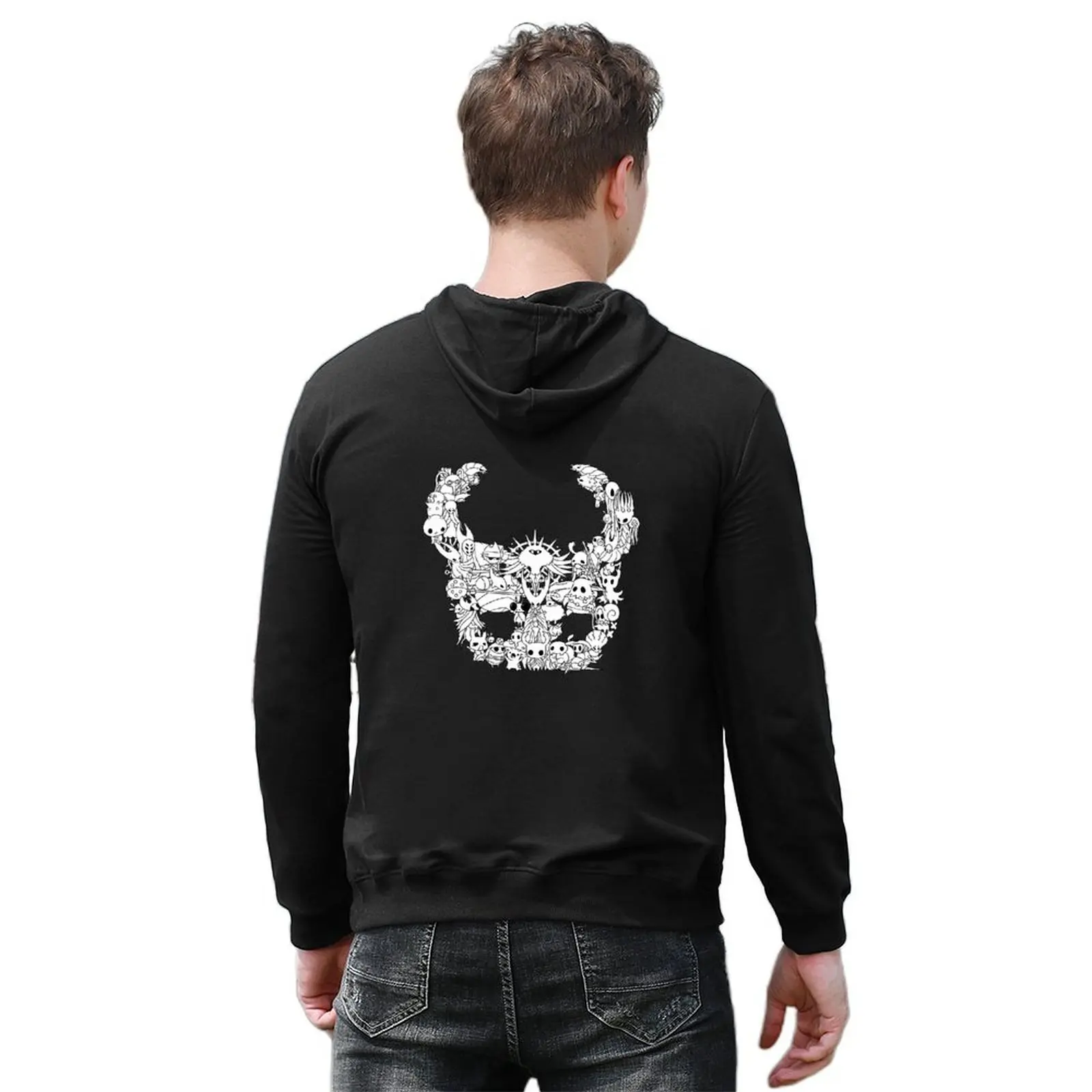 هولو نايت السكان هوديي ملابس الشتاء الرجال ارتداء الملابس الذكور بلوزة ميزات جديدة من هوديس وبلوزات #6