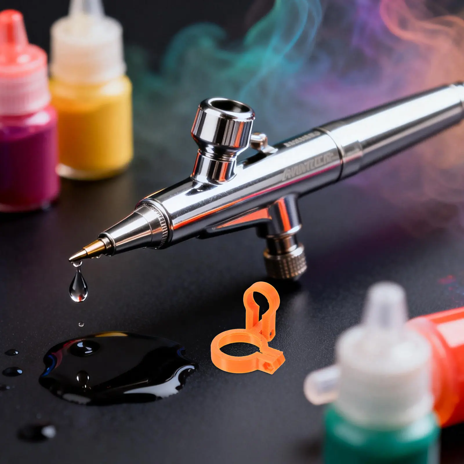 

Конвертер для маркера-аэрографа, адаптер для кистей для хобби-росписи, держатель для аэрографа, аксессуар для миниатюрной распылительной росписи, инструмент для рукоделия